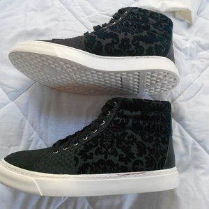 Hache Multi Patterned Women's Textile High Top Sneakers